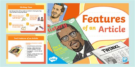 feature article  examples  students  twinkl