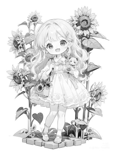 Pin By Asma Al Kamali On Art Manga Coloring Book Cute Art Coloring