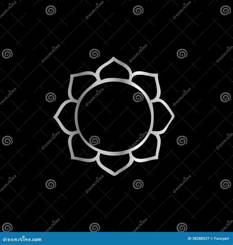 Symbol of Buddhism- Lotus Flower Stock Vector - Illustration of ...