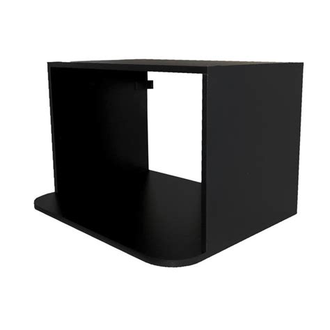 Suporte Nicho para Forno Microondas até 38 Litros MDF Preto 60x40x47cm