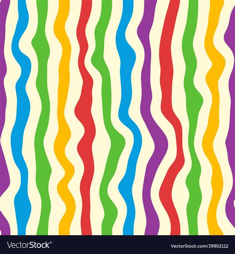 Abstract Hand Drawn Striped Seamless Pattern Vector Image