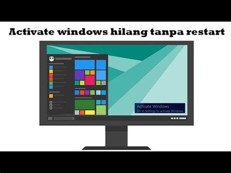 Cara Menghilangkan Tulisan Activate Windows 10 YouTube