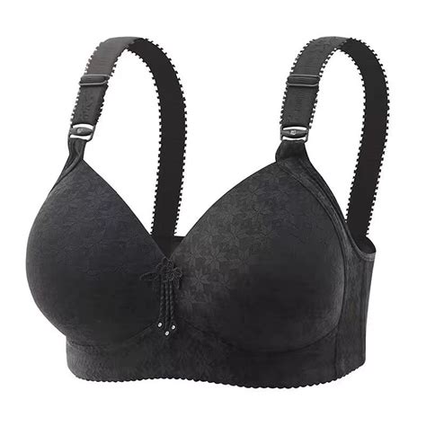 Full Coverage Bras For Women Full Coverage Bra Bras For Older Women Back Smoothing Bra Black Bra