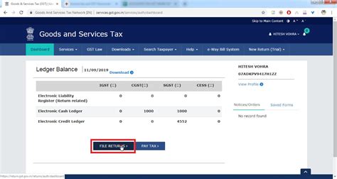 How To Download Gstr 1 Filed Returns Gst Online Procedure