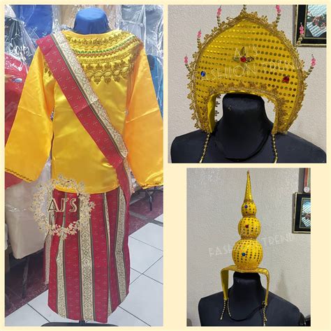 Malaysia Thailand Indonesia Cambodia Costume And Headdress Lazada Ph