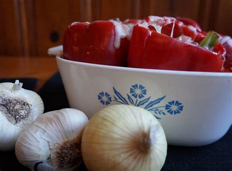 Stuffed Peppers With Conebella Farm Smoked Cheddar Conebella Farm