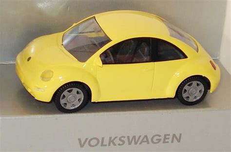 VW New Beetle Gelb Werbemodell Wiking NBC81 85 111 In Der 1zu87