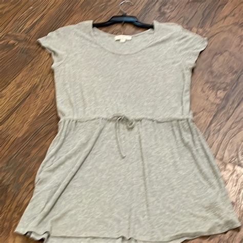 Olive And Oak Dresses Olive Oak Grey Mini Tshirt Dress With Draw