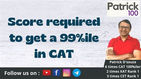 Score Required To Get A Ile In Cat Patrick Dsouza Times Cat