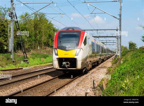 British Rail Class 745 Flirt Train Of Greater Anglia Passing Through