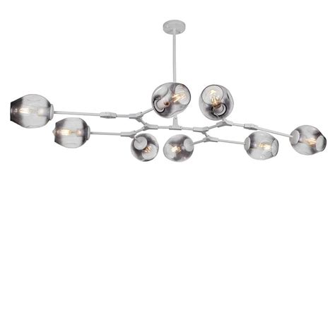 ᐉ Люстра молекула подвесная Levistella 752L7731-8 Белый/ Черный ...