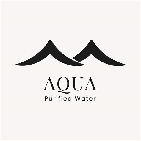 Aqua Business Logo Template Water Premium Vector Template Rawpixel