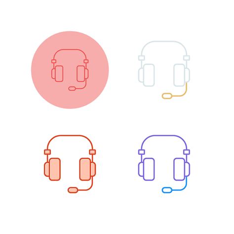 Headset Vector Icon 28827106 Vector Art At Vecteezy