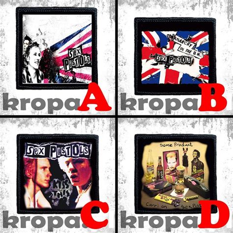 Naszywka SEX PISTOLS X cm Dużo Wzorów NASZYWKI Standardowe