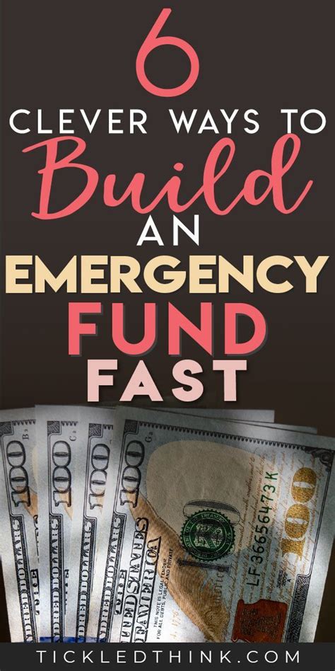 Brilliant Tips To Help You Start Build Up An Emergency Fund Fast