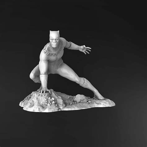 Black Panther 3d Printing Model Stl