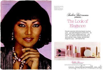 Fashion Fair Cosmetics Makeup Adverts Retro