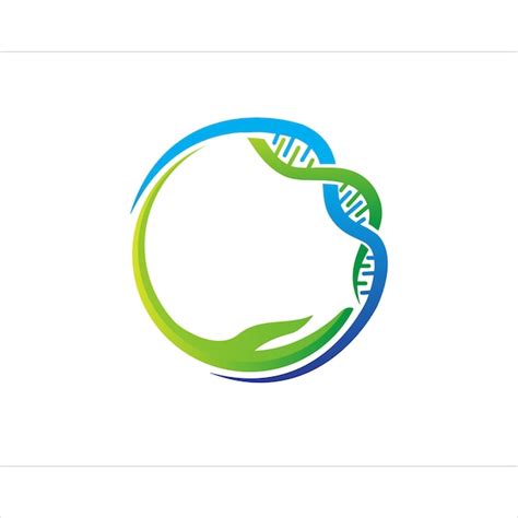 Premium Vector Circle Dna Care Logo Designs Simple Modern For Medical