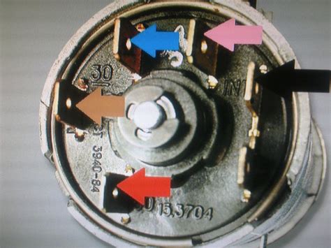 Схема подключения замка зажигания на ваз 2106
