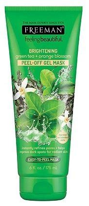 Маска-пленка осветляющая для лица Зеленый чай и Апельсиновый цвет ...