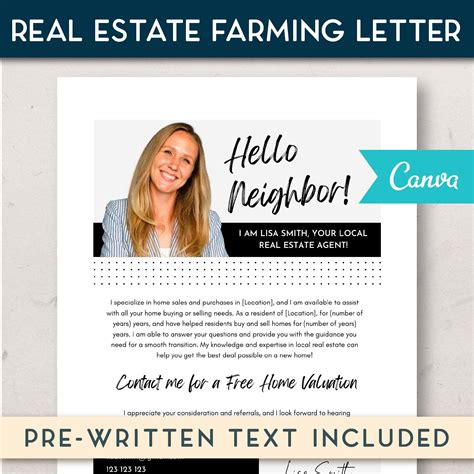 Agent Introduction Letter Real Estate Farming Letter Hello Neighbor