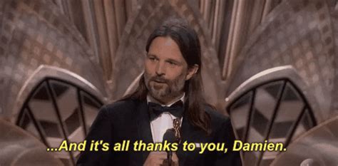 Oscars 2017 Its All Thanks To You Damien GIF by The Academy Awards ...