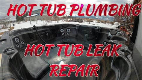 Hot Tub Plumbing Hot Tub Leak Repair How To Plumb A Hot Tub Leak Hot Tub Plumbing Tutorial