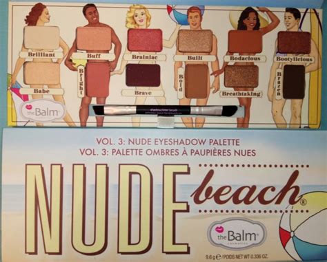 Палетка теней для век theBalm Nude beach отзывы