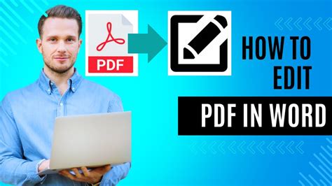 How To Edit Pdf File In Word Youtube