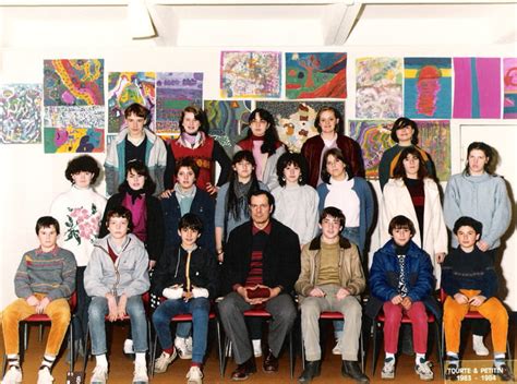 Photo De Classe 4ème 4 De 1984 Collège Jules Michelet Copains Davant