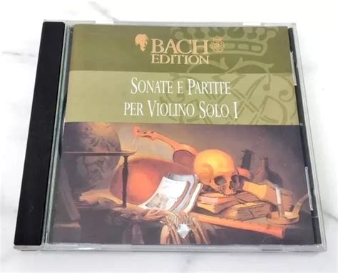 Cd Sonate E Partite Per Violino Solo Bach Edition Importado Parcelamento Sem Juros