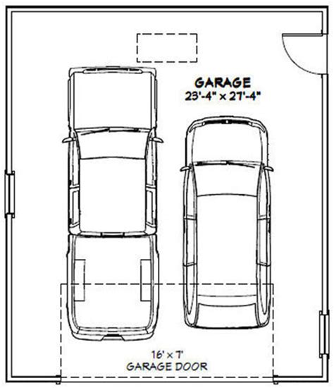 X Car Garages Sq Ft Ft Walls Pdf Floor Etsy