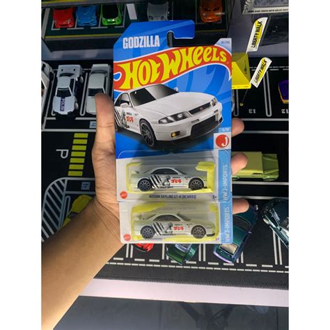 PUTIH Hot Wheels Nissan Skyline GT R BCNR Godzilla White D Shopee Malaysia