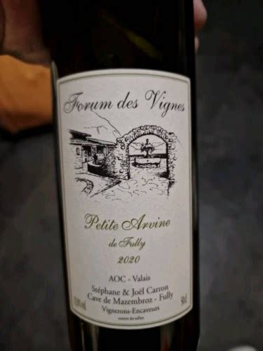 Forum Des Vignes Petite Arvine De Fully Vivino Us