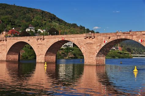 Premium Photo | The old bridge in heidelberg, germany