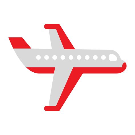 Airplane Flying Vector Icon 550345 Vector Art At Vecteezy