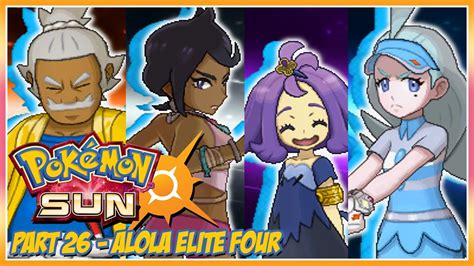 Pokmon Sun Walkthrough Part 26 Alola Elite Four YouTube