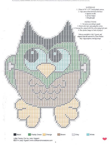 Happy Owl Oween Owls Pg 3 4 Plastic Canvas Patterns Plastic Canvas