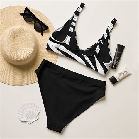 Zebra Print Two Piece Bikini Set Zebra Print Two Piece Bathing Suit Bathing Swimsuit For Women