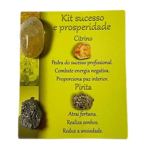 Kit Pedras Para Prosperidade Citrino E Pirita Shopee Brasil