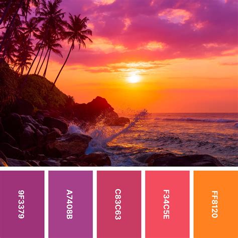 Sunset Color Palette Free – Sunset Color – EICQN