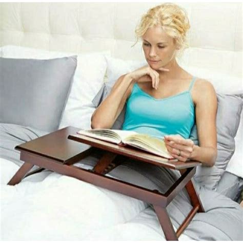 Jual Bed Tray Teak Wood Baki Nampan Kasur Kayu Jati Shopee Indonesia