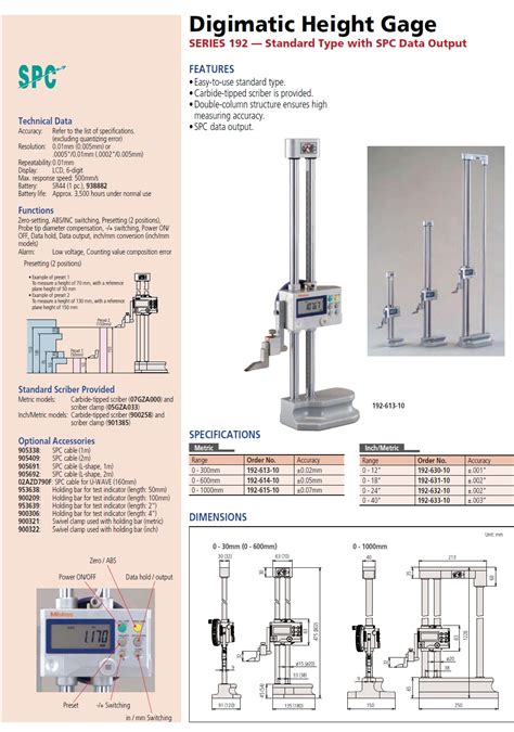 Mitutoyo Height Gauge Troubleshooting At Denise Reyes Blog