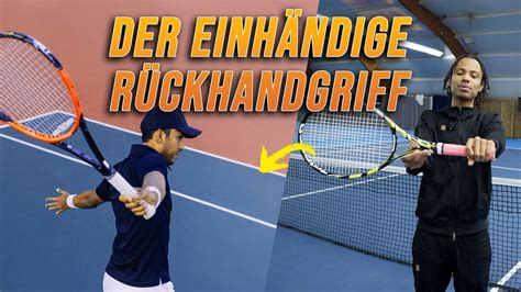 Der Beste Griff F R Deine Einh Ndige R Ckhand Tennis Griffhaltung