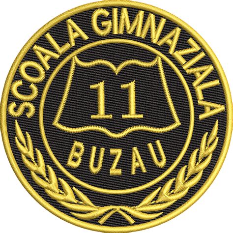 EMBLEMA Şcoala Gimnazială Nr 11 Buzău EMBLEME SCOLARE jumbo