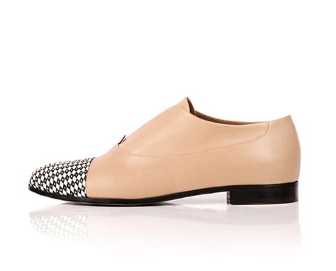 Gaia Oxford Shoe For Women In Nude Beige Mastra Ma Luxury Shoes