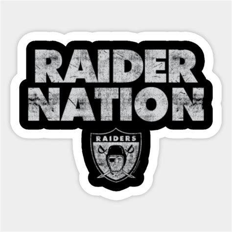 RAIDER NATION - Fansolo - Sticker | TeePublic