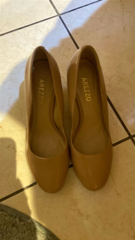 Sapato Nude Usado Uma Vez Sapato Feminino Arezzo Usado Enjoei