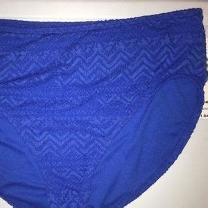 Catalina Swim Blue Lace High Waist Bikini Bottom Swimsuit Poshmark