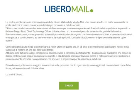 Libero Mail E Virgilio Mail Ancora Inaccessibili Pesanti Lamentele E